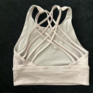 051 lululemon athletica Women's Cream Sports Bra